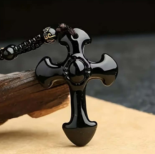 Black obsidian style - style, cross