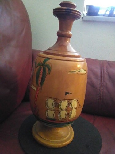 Large vtg wooden - large, hand