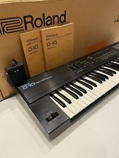Roland D-10 Synthesiser, 80’s With Original Manuals & Shipping Box, VGC