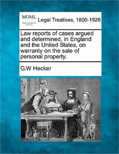 Law reports cases argued - cases,