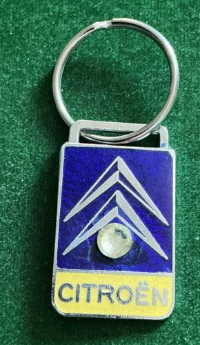 Vintage citroen car keyring - vintage,