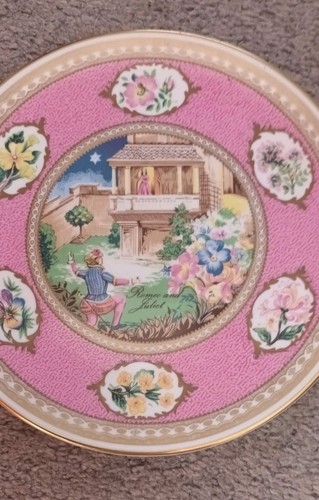 Shakespeare flower plate - shakespeare,