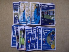 25 x BRADFORD TOWN v AEK BOCO BITTON CRIBBS HAMBLE ODD DOWN WESTBURY ROMAN GLASS