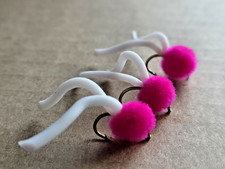 3 x Pink Squirmy Worms Fly
