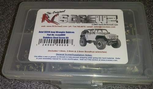 Screwz axial scx10 - screwz,