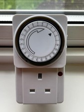IKEA - TANDA 24 Hour Timer Mains Plug In with LED Indicator-New.