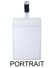 Clear ID Vertical Pouch Card
