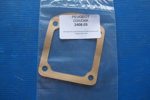 Paper joint for - gearbox, lever