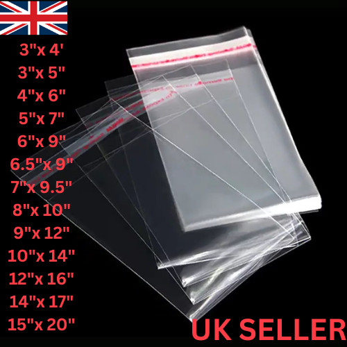 Clear cello bags cellophane - clear,