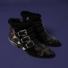 Chloé Susanna Studded Ankle Boots - EU37.4/UK4.5