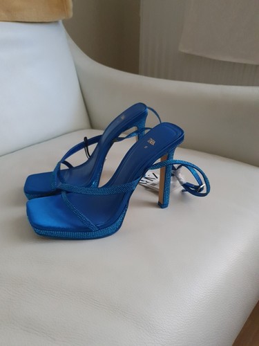 Brand new zara blue rhinestone - new,