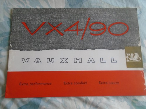 Vauxhall vx4 brochure - vauxhall, sep
