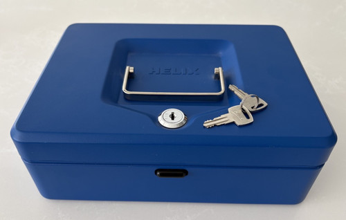 Helix blue metal - metal, box