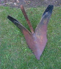 Vintage Adjustable Plough Furrow Attachment Plough Furrow Ridger Bouter Tool