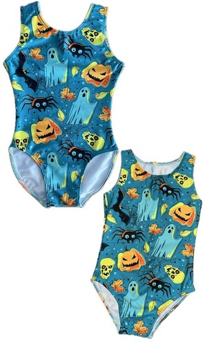 Ghostly halloween leotard - ghostly,