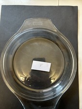 Vtg Pyrex Casserole Lid 6 K  20 Cm Diameter, 25 Cm Inc Handles 