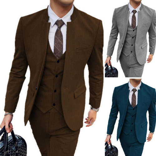 Men stand collar - men's, 3pcs