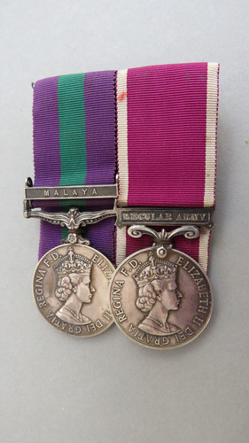 British army medal - medal, pair