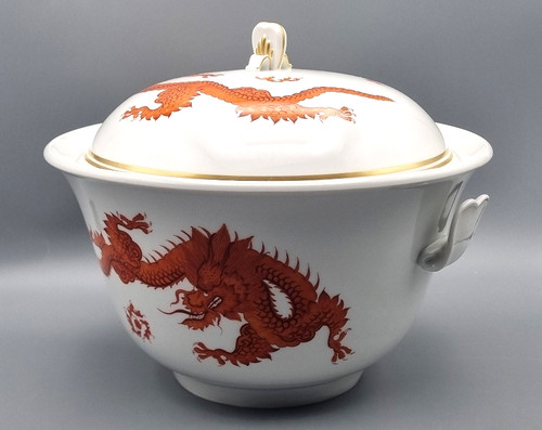 Meissen porcelain terrine - porcelain, bowl