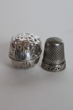 Antique Sterling Silver Walnut
