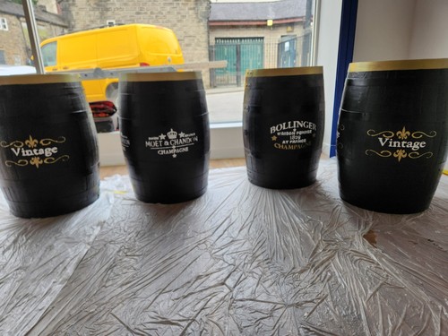 Champagne branded whisky - champagne,