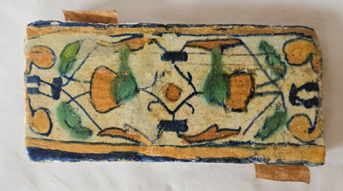 Rare tile from the early - the,
