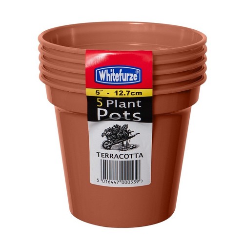7cm garden pots set 5 - pots,