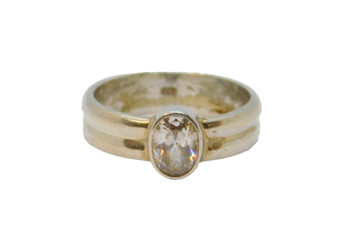 Sterling silver spinel - silver,