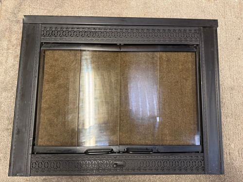 Antique black metal open - black,