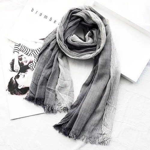 Cotton linen mens scarf winter - linen,