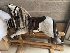 large wooden vintage rocking