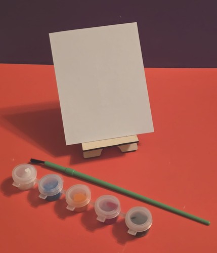 Wooden mini easel 10 - wooden,