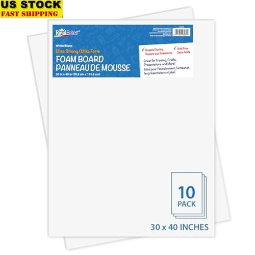 Premium white foam board 30x40 - white,