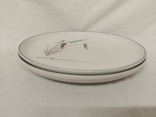 Vtg denby greenwheat dinner - denby,
