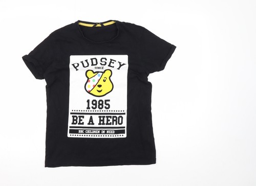 George girls black pudsey - black,