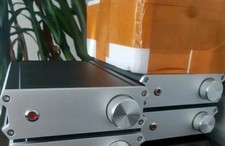Passive Preamp attenuator ALPS B-VELVET 10k  alloy Chassis HANDMADE  🇬🇧 SILVER