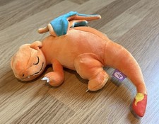 Official Pokemon Center Sleeping Charizard 10” Plush Doll Takara Tomy Japan - UK