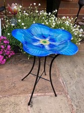 Blue Glass Forget Me Not