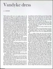 VANDYKE DRESS. BY J.L