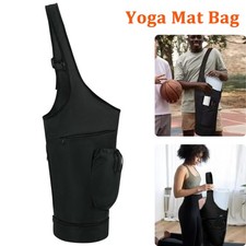 Yoga Mat Holder Bag with Adjustable Shoulder Strap W/ Drawstring Mat Holder Yoga