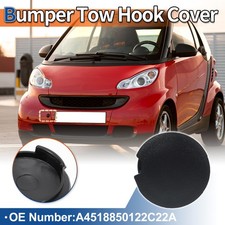 Front Rear Car Bumper Tow Hook Cover for Smart No.A4518850122C22A Unpainted