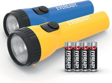  Eveready LED Torch (2 Pack), Super Bright Flashlight for Outdoors, Camping