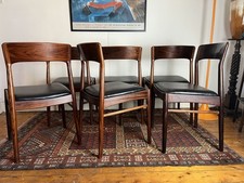 Rosewood dining chairs - 6,