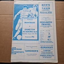 Montrose v Hamilton - Scottish