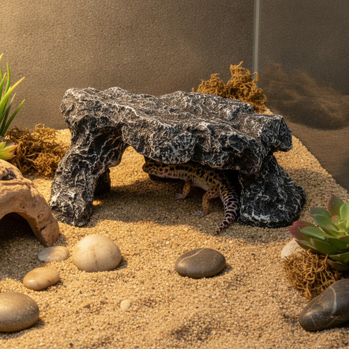 Ball python reptile hide cave - ball,