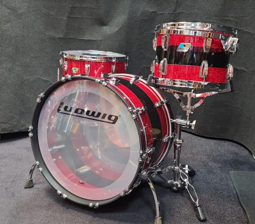 Ludwig drumset usa vistalite - drumset,