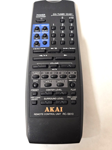 Genuine original akai s610 - original, rc-s610