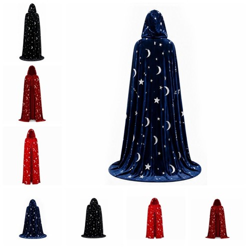 Adult kid long - hooded, velvet