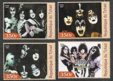 KISS ROCK MUSIC SPECIAL STAMPS