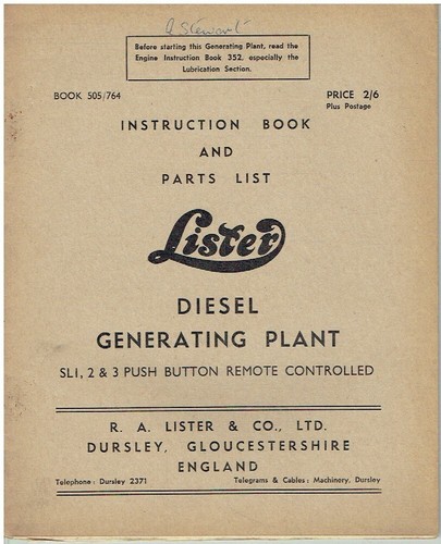 Lister sl1 sl2 - lister, sl3
